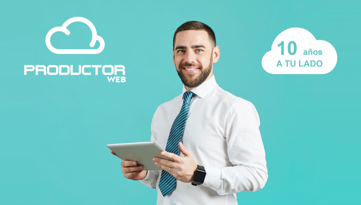 PRODUCTOR web 10 años en la&nbsp;nube